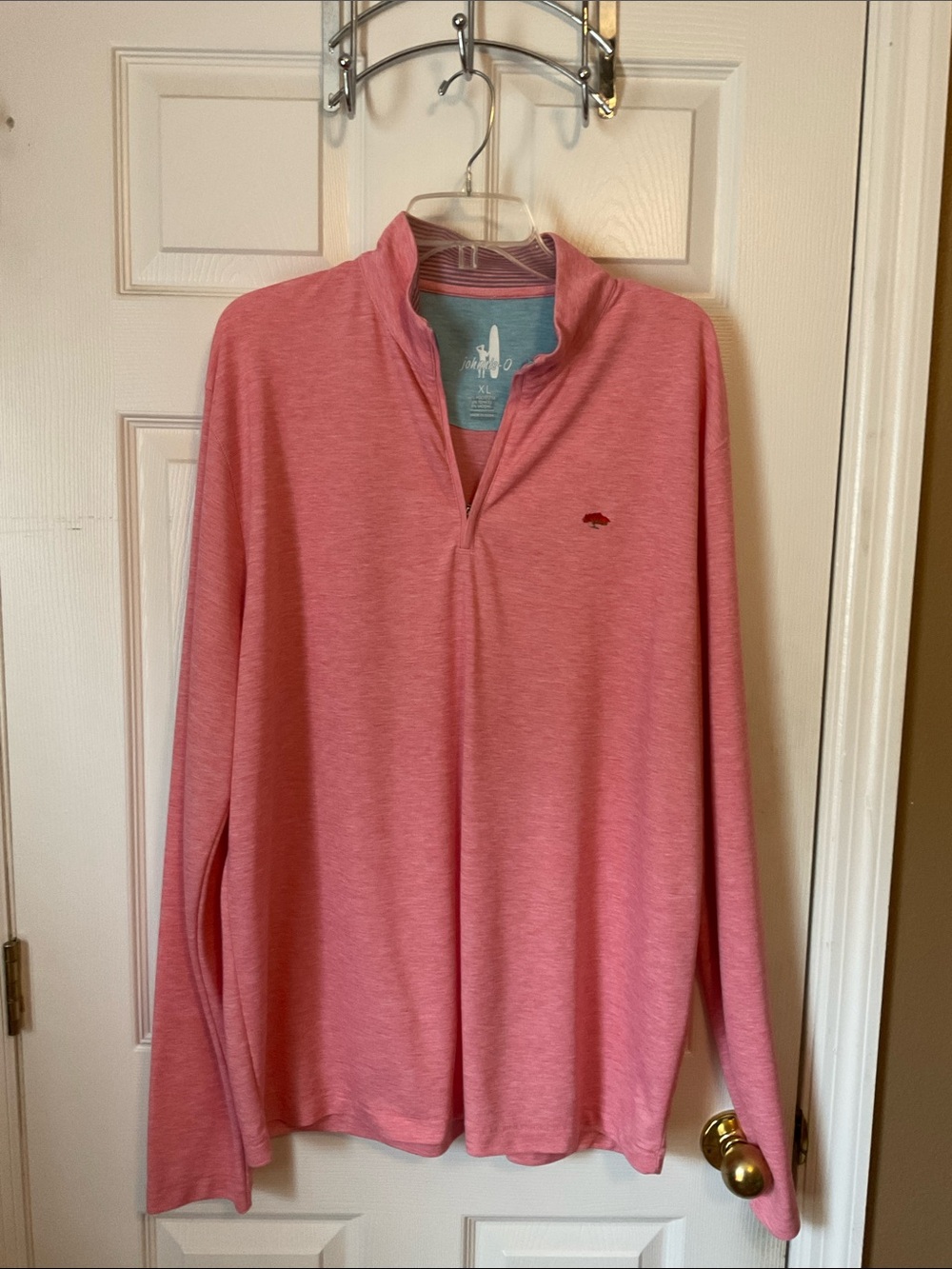 Johnnie-O Randall Quarter Zip Pullover Men’s Long Sleeves Golf Size X-LARGE